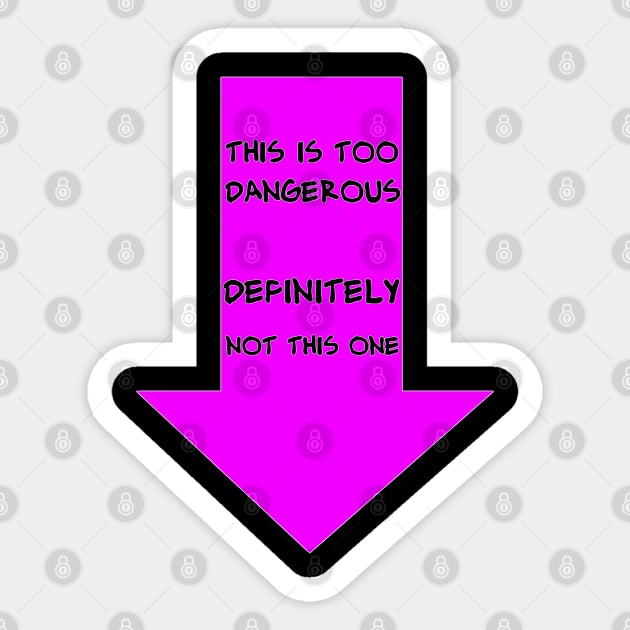 Definitely Not This One hawkeye superhero Sticker by Blaze_Belushi